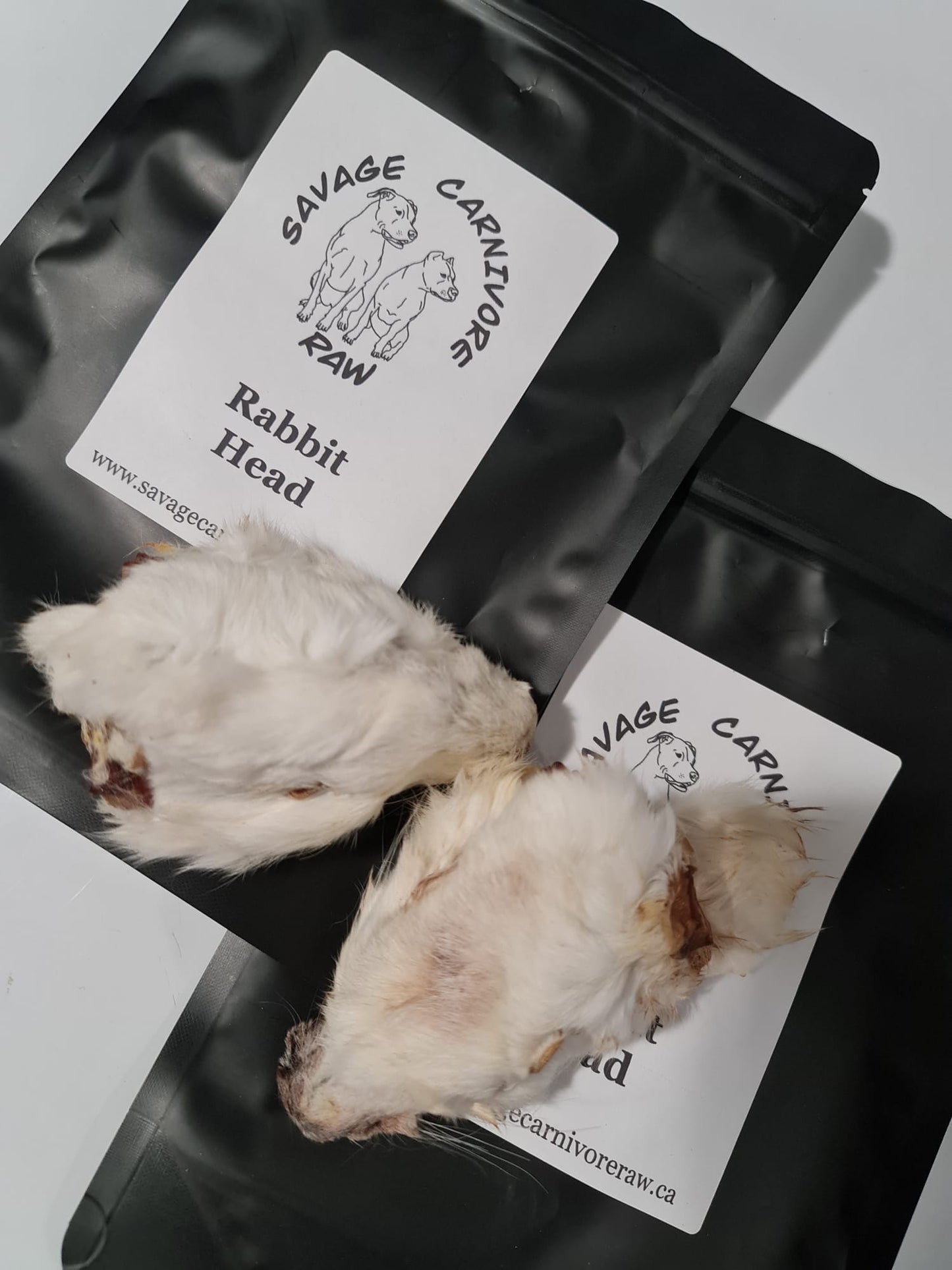 Dehydrated Rabbit Head w/ Fur