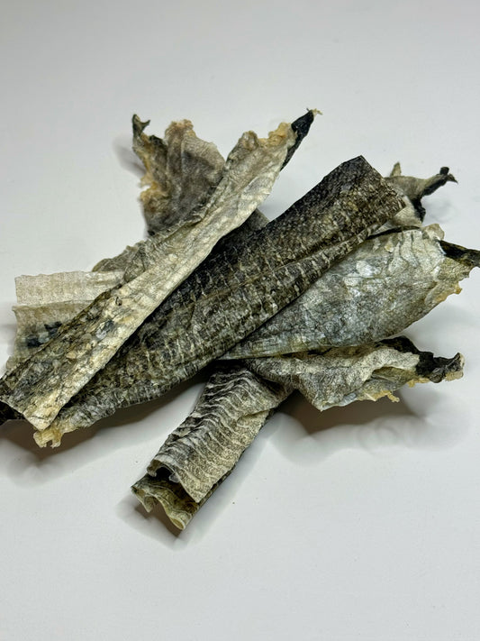 Cod Skin Strips 100g