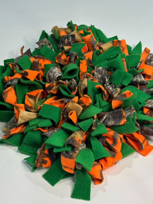 Orange and Green Snuffle Mat
