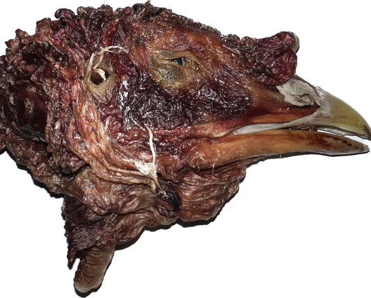 Dehydrated Jumbo Turkey Heads 2pk